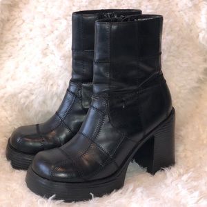 Vintage No Boundaries Leather Boots 